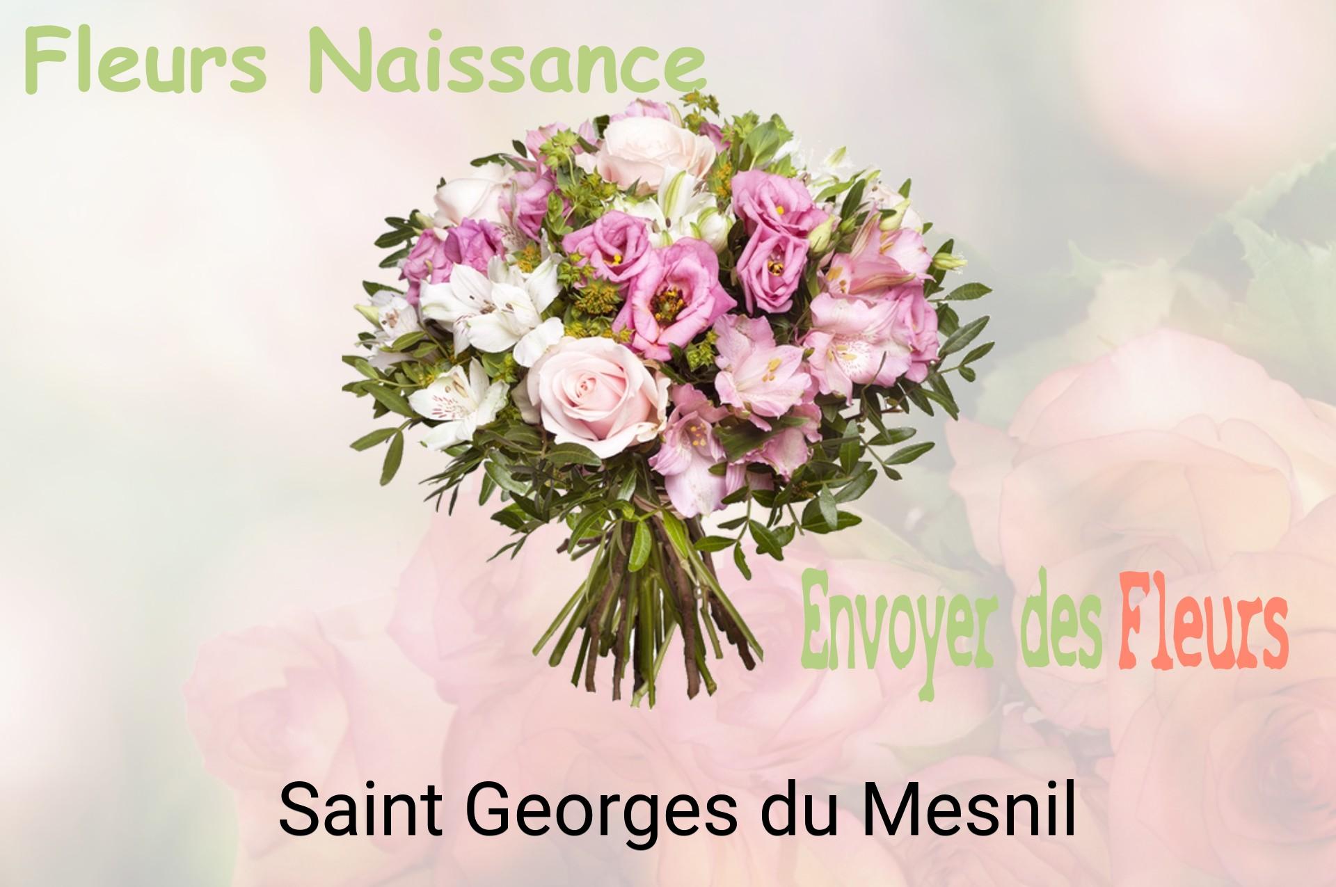 Bouquet de fleurs de naissance livré à Saint-Georges-du-Mesnil