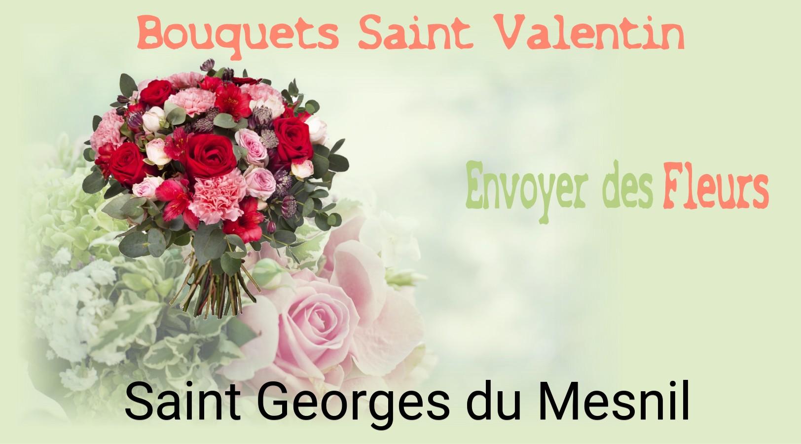 Roses de Saint-Valentin livrées à Saint-Georges-du-Mesnil